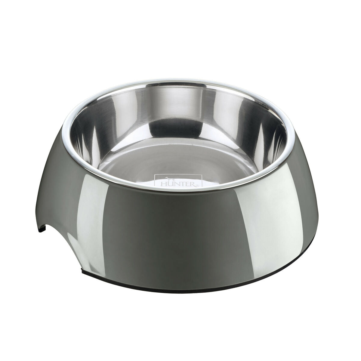 Dog Feeder Hunter Grey 350 ml Stainless steel-2