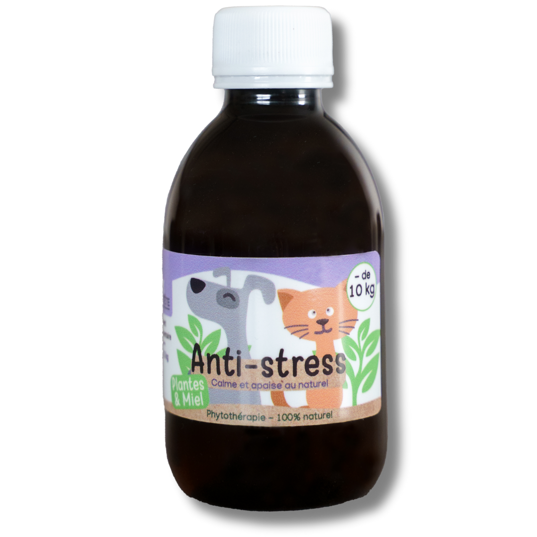 Sirop Naturel Stress 200mL - Chiens et Chats de - 10KG-0